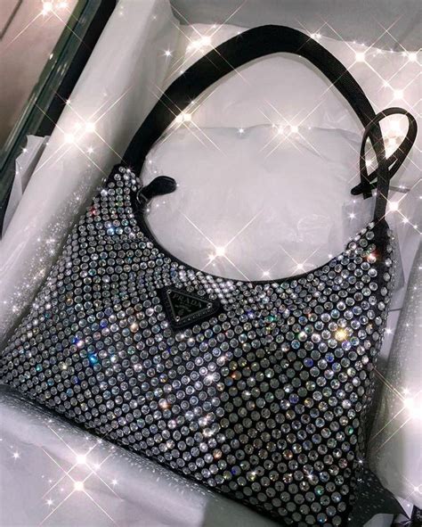 prada glitter bag|borse Prada in canvas.